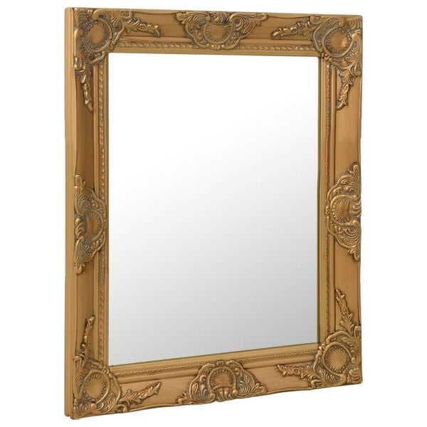vidaXL Wall Mirror Baroque Style 50x60 cm Gold