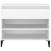 vidaXL Shoe Cabinet White 70x36x60 cm Engineered Wood