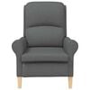vidaXL Armchair Dark grey 76 x 94 x 102 cm Fabric