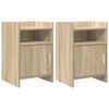 vidaXL Bedside Tables 2 pcs Sonoma Oak 40 x 36 x 60 cm Engineered Wood