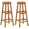 vidaXL 3 Piece Garden Bar Set Solid Wood Acacia