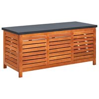 vidaXL Garden Storage Box 117x50x55 cm Solid Eucalyptus Wood