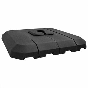 vidaXL Cantilever Umbrella Base 130 Black High-density polyethylene