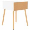 vidaXL Bedside Cabinet White 40x40x56 cm Engineered Wood