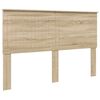 vidaXL Headboard with Headboard Sonoma Oak 150 cm Engineered wood