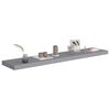 vidaXL Floating Wall Shelf Grey 120x23.5x3.8 cm MDF
