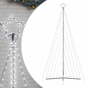 vidaXL LED Christmas Tree 570 LEDs Cold White 404.5 cm