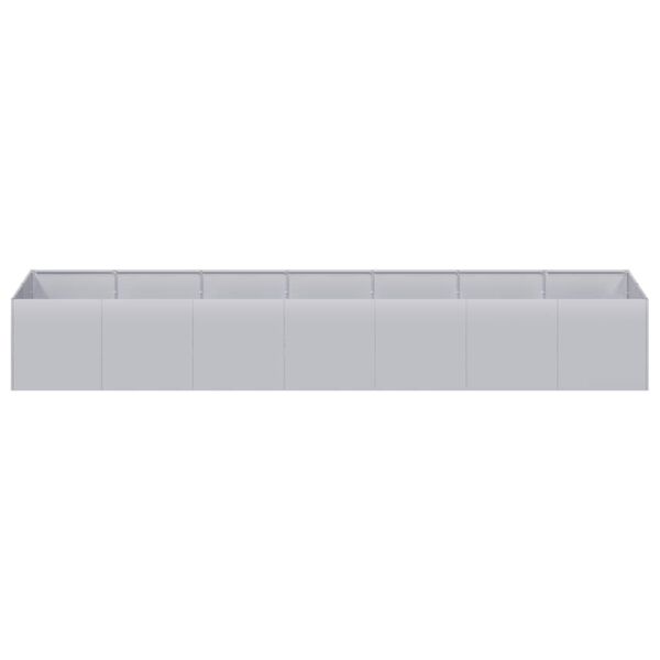vidaXL Planter 280x80x40 cm Galvanised Steel