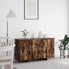 vidaXL Sideboard Smoked Oak 135 x 41 x 75 cm Engineered Wood