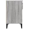 vidaXL Shoe Cabinet Grey Sonoma 102x36x60 cm Engineered Wood