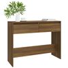 vidaXL Console Table Brown Oak 100x35x76.5 cm Engineered Wood