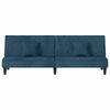vidaXL Sofa Bed Black Velvet