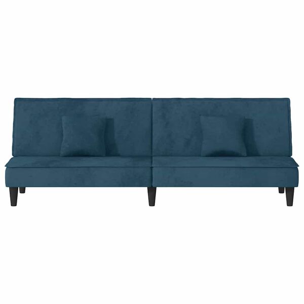vidaXL Sofa Bed Black Velvet