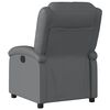 vidaXL Massage Recliner Chair Grey Faux Leather