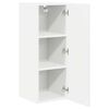 vidaXL Kitchen Cabinet with Shelf High Gloss White 30 x 31 x 80 cm