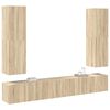 vidaXL 4 Piece TV Cabinet Set Sonoma Oak Engineered Wood