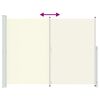 vidaXL Patio Retractable Side Awning 220x300 cm Cream
