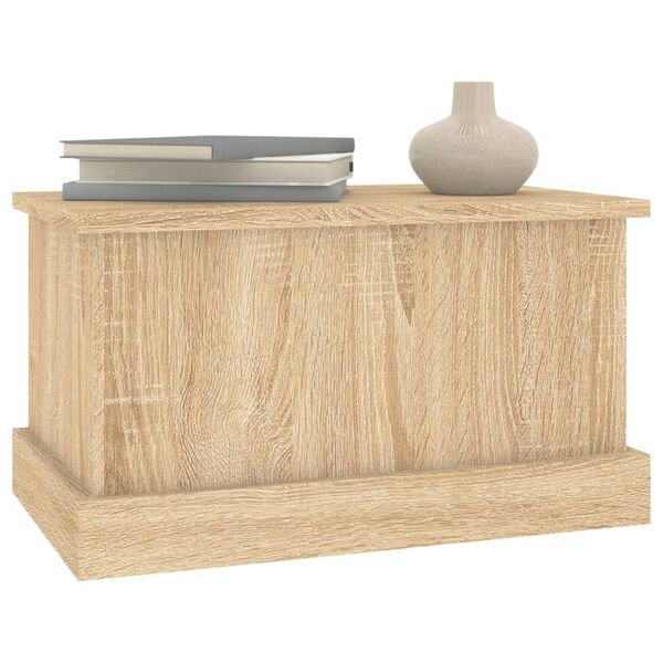 vidaXL Storage Box Sonoma Oak 50x30x28 cm Engineered Wood