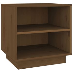 vidaXL Bedside Cabinet | Honey Brown | Solid Pine Wood | 40x34x40 cm | Modern