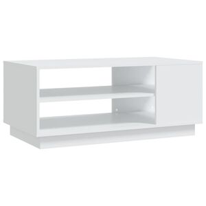 vidaXL Coffee Table White 102x55x43 cm Engineered Wood