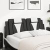 vidaXL Headboard Cushion "Viana" Black and White 153 cm Faux Leather