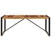 vidaXL Dining Table 200x100x75 cm Solid Acacia Wood