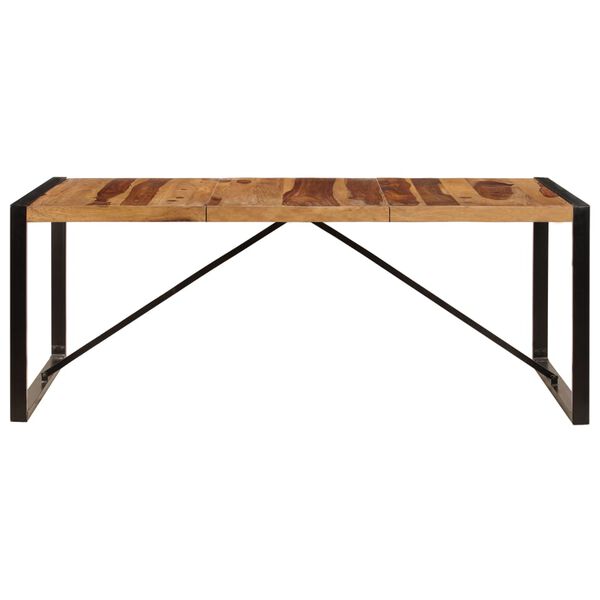 vidaXL Dining Table 200x100x75 cm Solid Acacia Wood