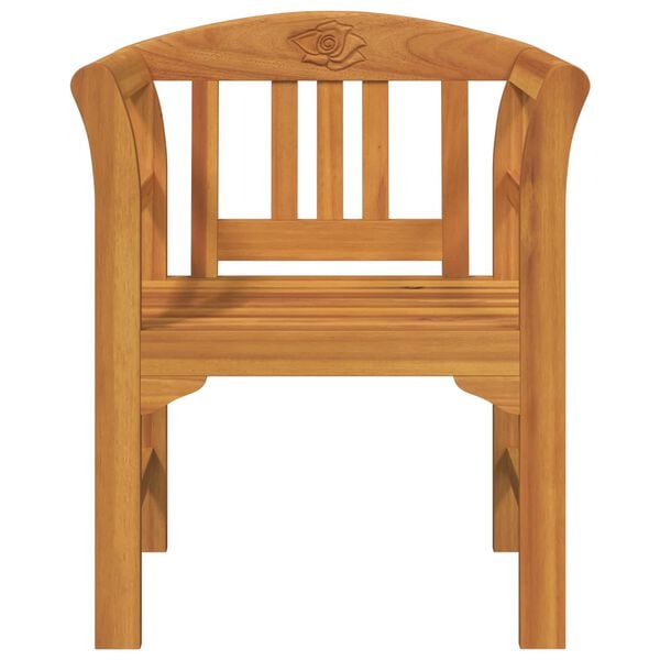 vidaXL Bench Natual Oil Finsing 68.5 x 46 x 82.5 cm Solid Acacia Wood