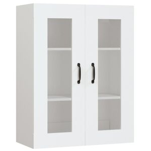 vidaXL Hanging Wall Cabinet White 69.5x34x90 cm