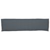 vidaXL Pallet Cushion Set 2 pcs Anthracite 150 x 40 x 8 cm