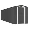vidaXL Garden Shed Anthracite 192x772x223 cm Galvanised Steel