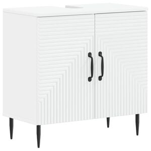 vidaXL Bathroom Sink Cabinet HAARLEM White 59.5 x 31.5x 59 cm