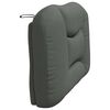 vidaXL Headboard Cushion "Hvar" Dark Grey 107 cm King Single Fabric