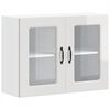 vidaXL Kitchen Wall Cabinet with Glass Door "Kalmar" High Gloss White
