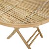 vidaXL Garden Table Natural 80 x 70 cm Bamboo