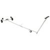 vidaXL Adjustable Boat Trailer with Pneumatic Tires 200 kg Load Silver