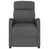 vidaXL Massage Chair Dark Grey Fabric