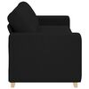 vidaXL 3-Seater Sofa Black 180 cm Fabric