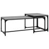 vidaXL Coffee Tables 2 pcs Grey Sonoma Engineered Wood
