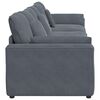 vidaXL Modular Sofa with Cushions Dark Grey