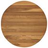 vidaXL Table Top &Oslash; 50 x 3.5 Round Solid Teak Wood Natural