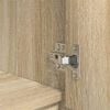 vidaXL Highboard Sonoma Oak 29.5x34x119.5 cm Engineered Wood