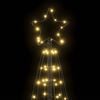 vidaXL LED Christmas Tree 200 LEDs Warm White 180 cm