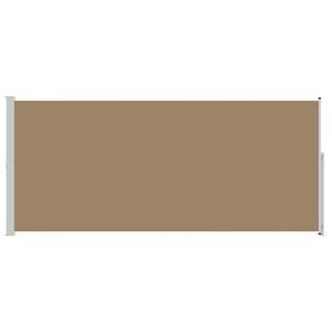 vidaXL Retractable Side Awning 180 x 500 cm 100% polyester iron steel
