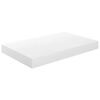 vidaXL Floating Wall Shelf High Gloss White 40x23.5x3.8 cm MDF