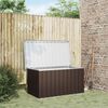 vidaXL Garden Storage Box Brown 129x67x65 cm