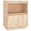 vidaXL Sideboard | Natural Wood | Solid Pine Wood