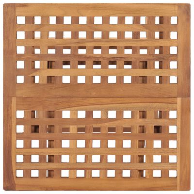 vidaXL Folding Garden Table 50x50x50 cm Solid Teak Wood