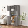 vidaXL Highboard Grey Sonoma Engineered Wood