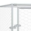 vidaXL Outdoor Dog Kennel Silver 6x14x2 m Galvanised Steel